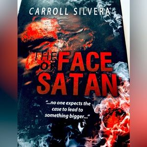 Personally, autographed copy FACE of SATAN Hard cover mystery crime suspense.